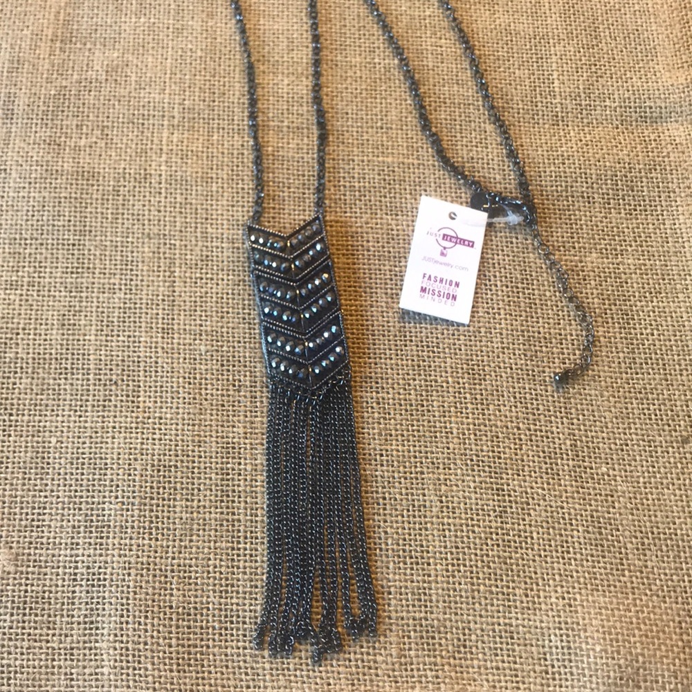 Silver Beaded Necklace